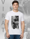 Virat Kohli White T-Shirt – 100% Cotton, Regular Fit