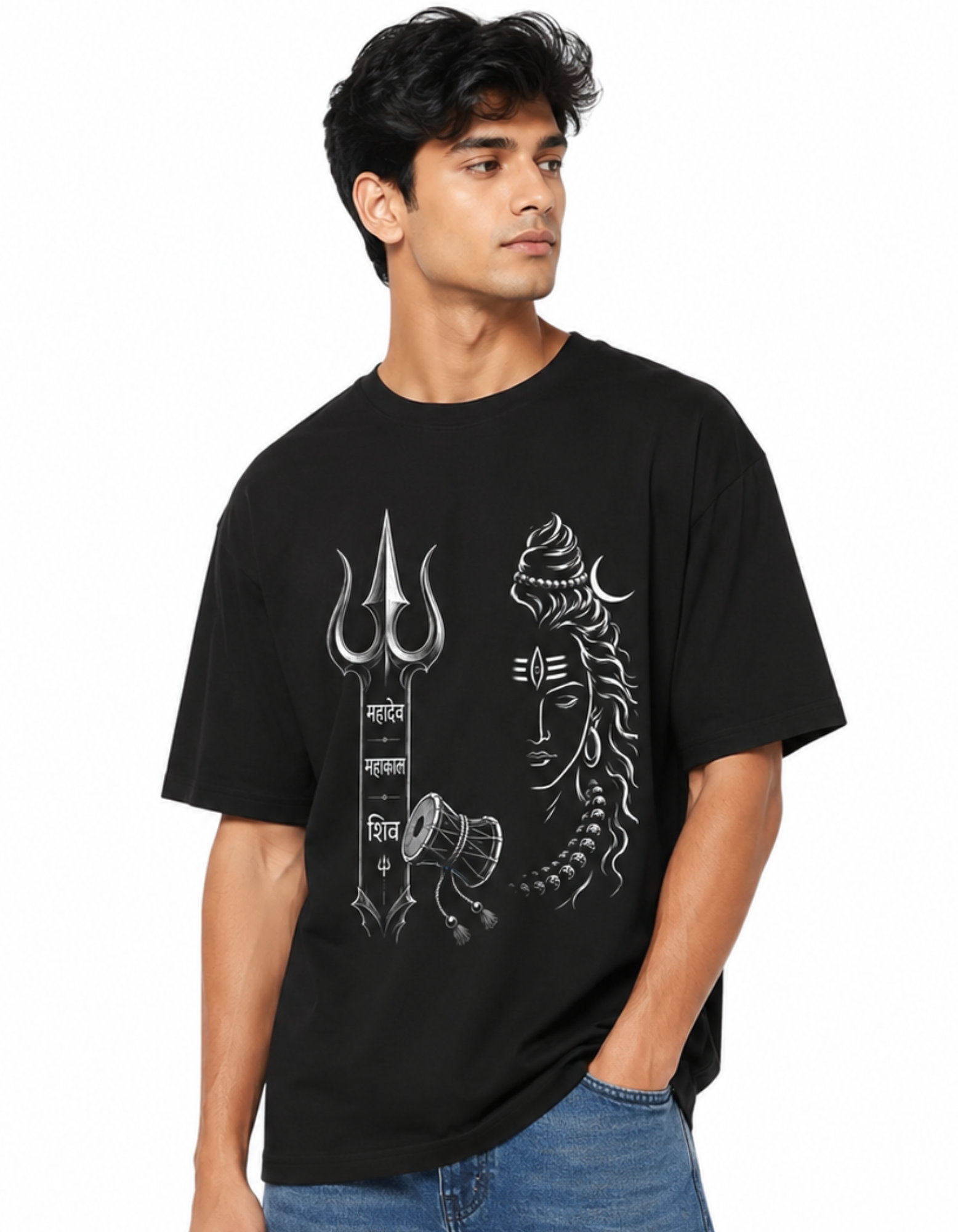 Mahadev Oversized T Shirt