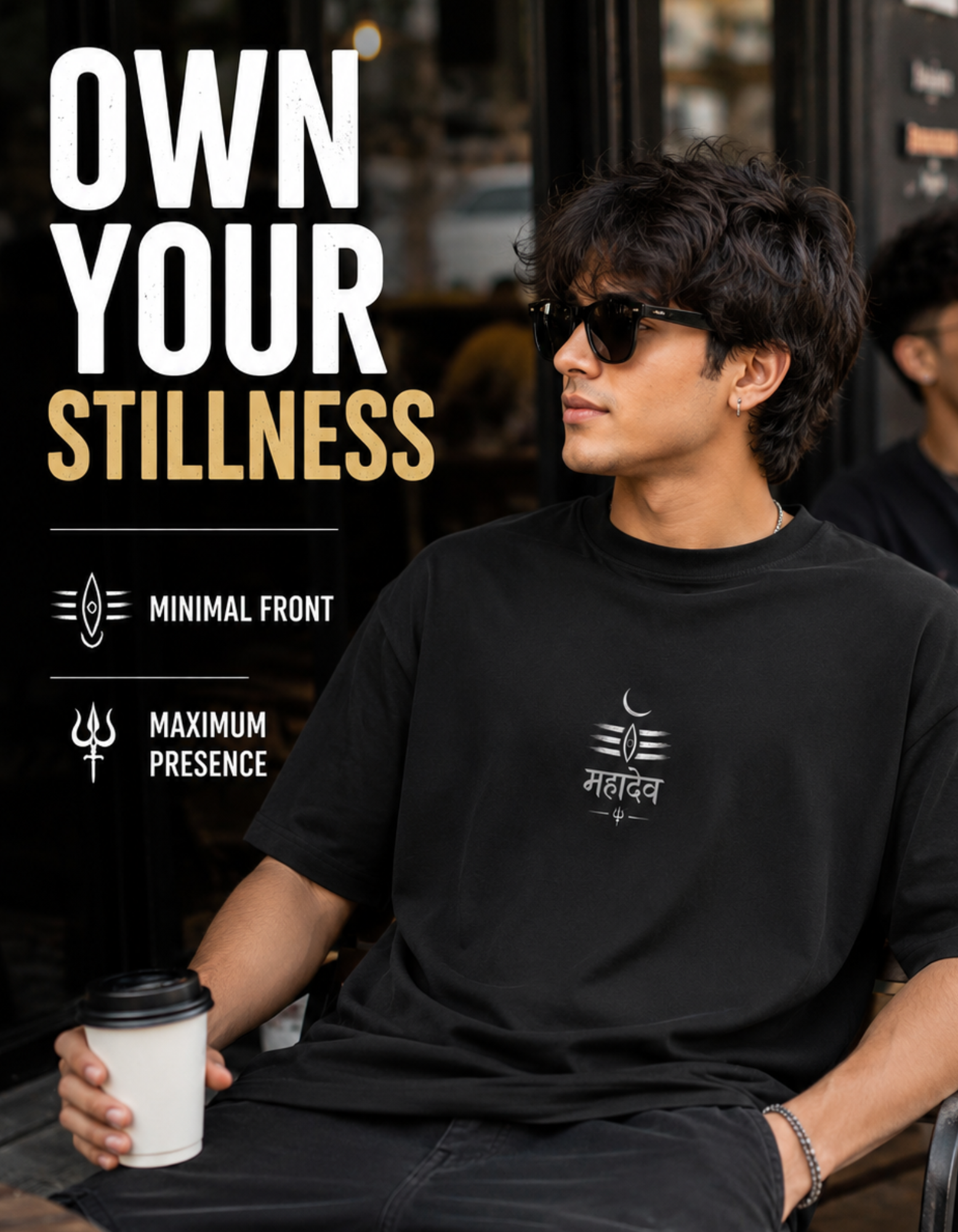 Cotton Mahadev graphic tee