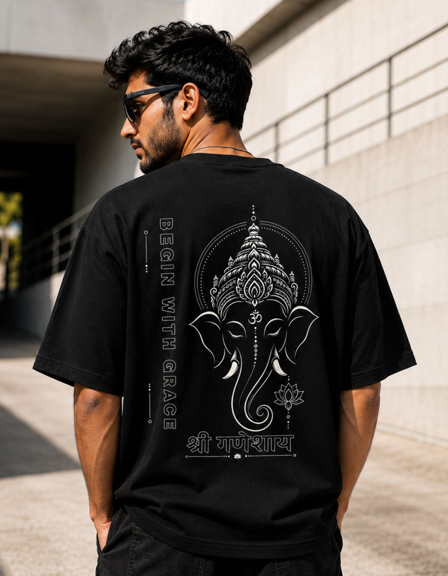 Ganesha Oversized T Shirt