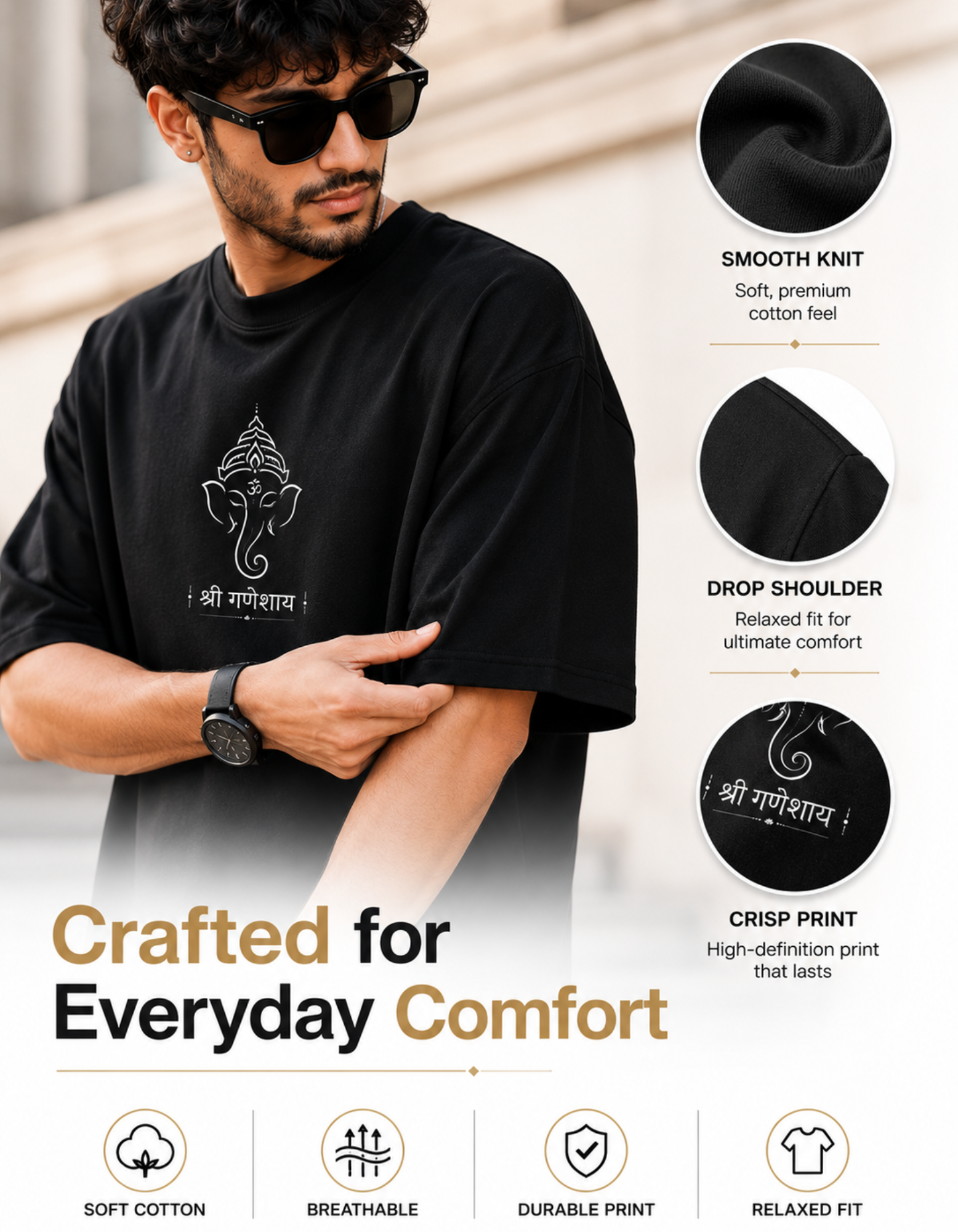 Religious Oversized Tshirt