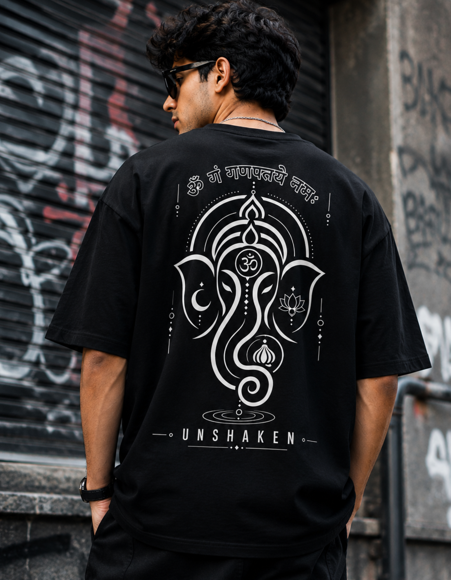 Ganesha Oversized T Shirt