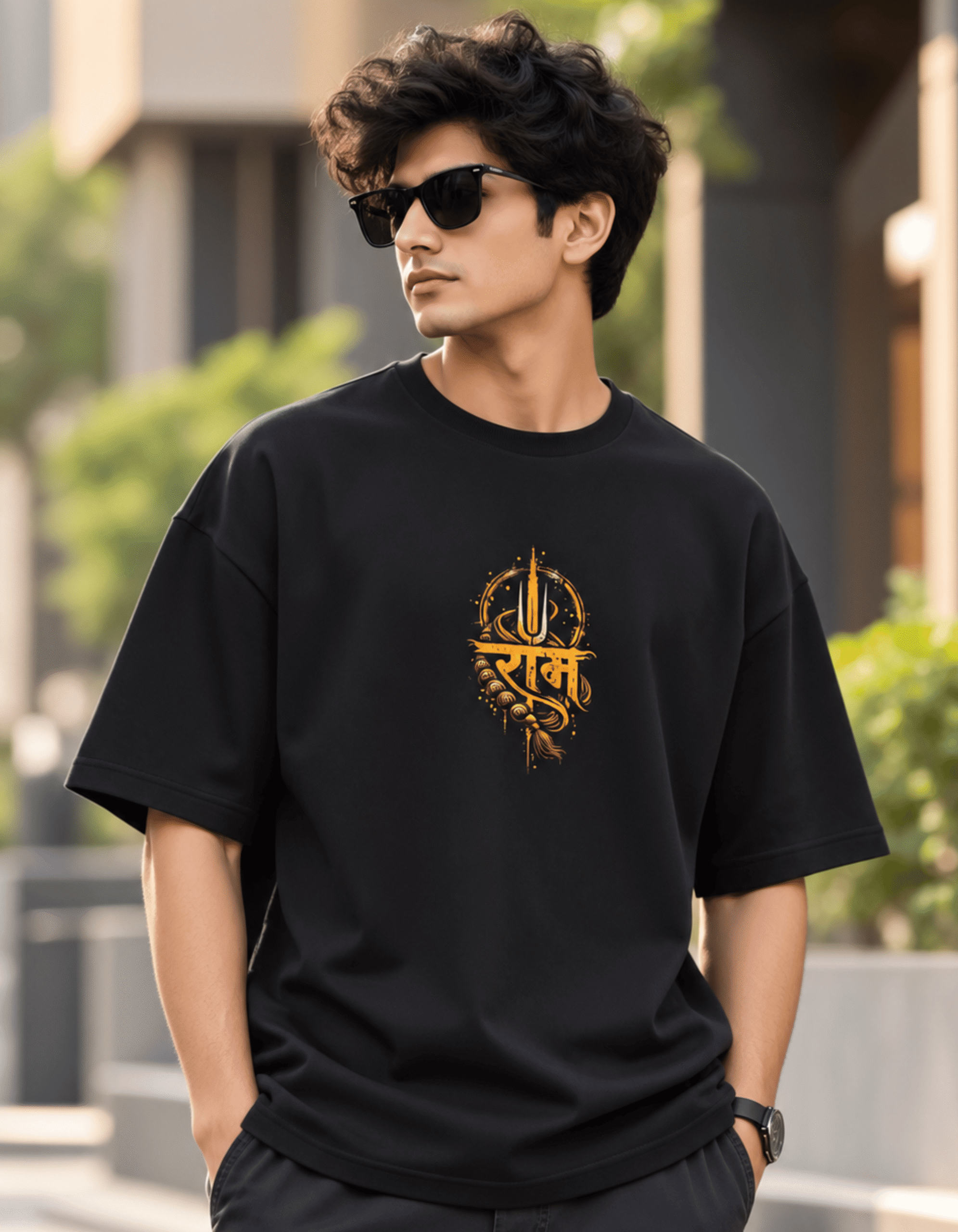 Hanuman graphic t shirt