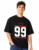 Riwazah Black Oversized Cotton T-Shirt for Men | LEGEND 99 Graphic Streetwear Tee