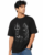 Riwazah Mahadev Oversized T Shirt for Men | Premium Black Cotton Shiva Trishul Graphic Tee