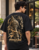 Hanuman Oversized T-Shirt for Men – Black Cotton Graphic Tee