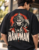 Hanuman Oversized T-Shirt for Men – Black Cotton Graphic Streetwear Tee