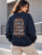 Printed Sweatshirt for Women – Motivational Back Print, Relaxed Fit