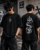 Shiva Trishul Oversized T Shirt for Men | Om Damru Back Print Graphic Tee | Cotton Streetwear Mahadev T Shirt